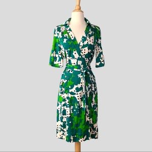 DIANE VON FURSTENBERG Fuller Silk Wrap Dress, 6